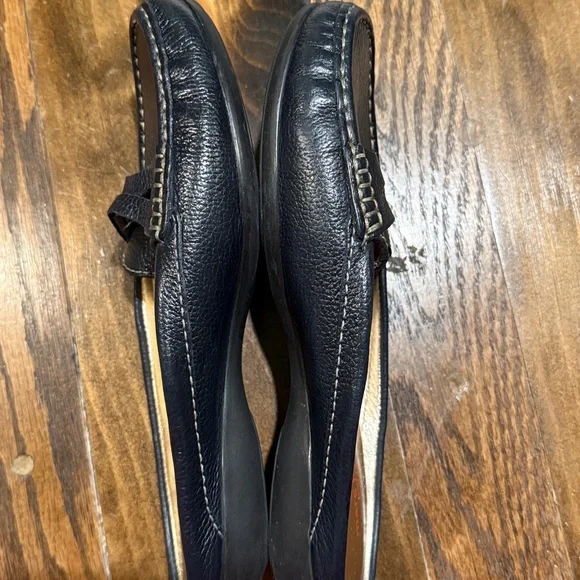 Marc Joseph New York Hand Crafted in Brazil Black Leather Slip On Loafers size 7 - Picture 6 of 8